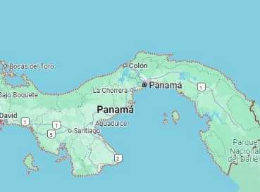 Mapa Panamá